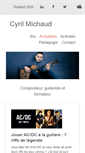 Mobile Screenshot of cyrilmichaud.com